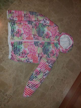 Chaqueta esquí niña multicolor