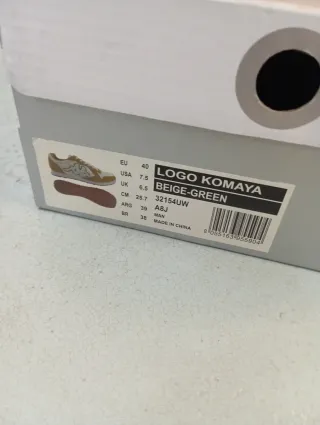 Zapatillas Kappa Unisex Blancas y Amarillas