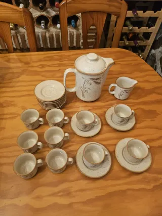 Juego de café de cerámica