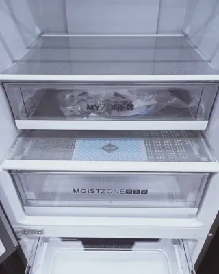 Nevera Haier plateada