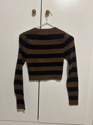 Pack 4 Crop Tops Zara Azul S