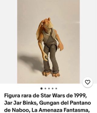 Figura Jar Jar Binks Star Wars Rara
