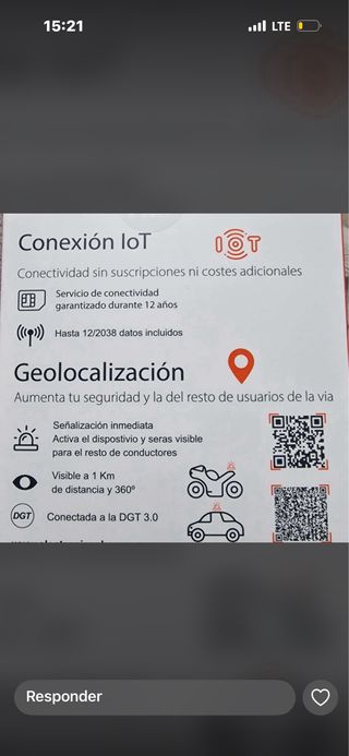 Valizas holologadas i certificadas por la dgt
