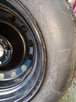 Neumático y llanta Michelin 175 65 R14