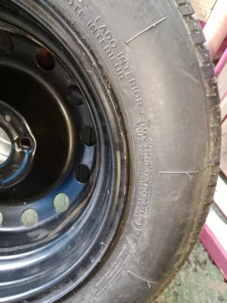 Neumático y llanta Michelin 175 65 R14