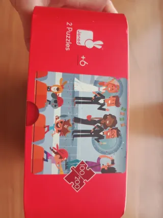 Puzzle Doble Cruceros Janod 100-200 Piezas