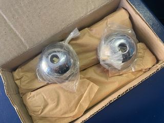 Kit raccordi cromati acqua calda/fredda