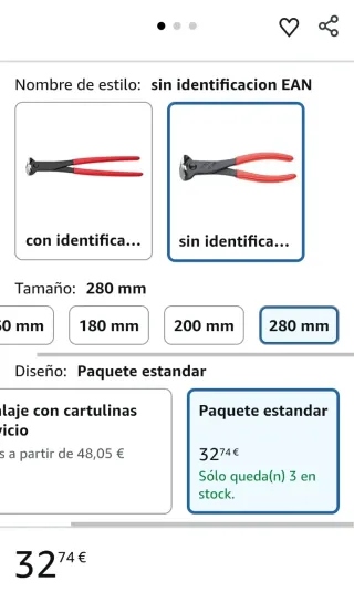 Lote Herramientas Knipex Alicates y Tijeras