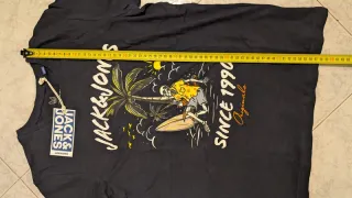 Tshirt t-shirt t shirt blusa preta jack & jones