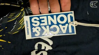 Tshirt t-shirt t shirt blusa preta jack & jones