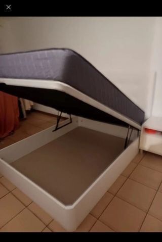 Canapé abatible con colchón