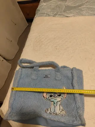 Bolso peluche Disney Stitch azul