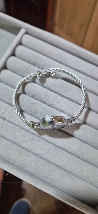 Reloj Pulsera Plateado