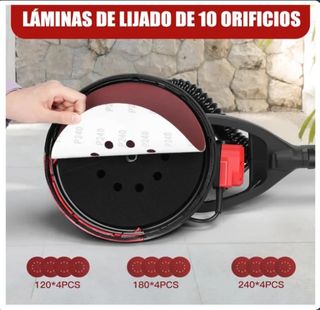 Lijadora pared aspiración + accesorios
