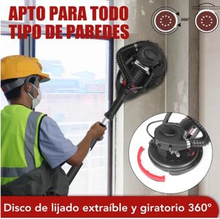 Lijadora pared aspiración + accesorios