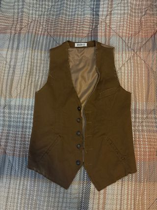 Gilet OVER-D marrone