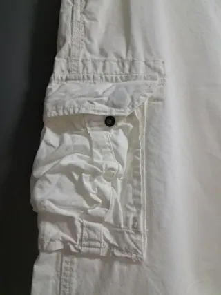Pantalón cargo blanco talla 42/44