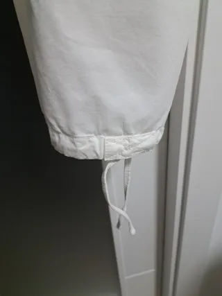 Pantalón cargo blanco talla 42/44