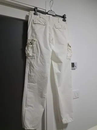 Pantalón cargo blanco talla 42/44
