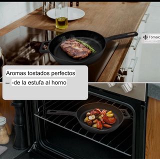 Sartén de hierro fundido puro 28 cm