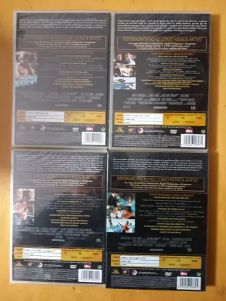 18 peliculas DVD James Bond (Español) + 1 GRATIS