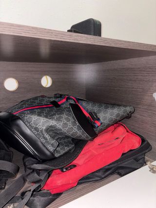 Mueble TV moderno madera y blanco