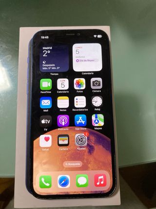 IPHONE 12 AZUL Bateria 100