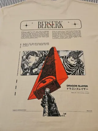 Camiseta Berserk Beige Nueva