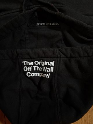 Sudadera Vans Negra L Logo Oval Streetwear Retro