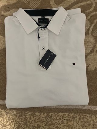 Polo Tommy Hilfiger Blanco Talla 4XL