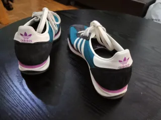 Zapatillas Adidas SL 72 Unisex Negro/Verde Azulado