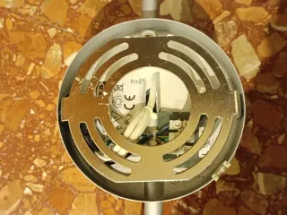 Lámpara de metal gris Ikea 3 focos