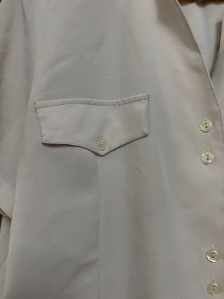 Camisa beige manga corta t.42