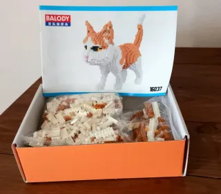 Kit costruzione Balody gatto arancione