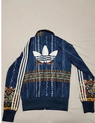 Chaqueta Adidas Vintage Azul Multicolor