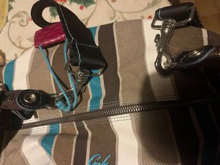 Borsa tracolla a righe, marca gabs