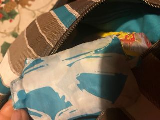 Borsa tracolla a righe, marca gabs