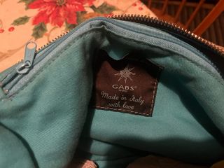 Borsa tracolla a righe, marca gabs