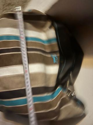 Borsa tracolla a righe, marca gabs