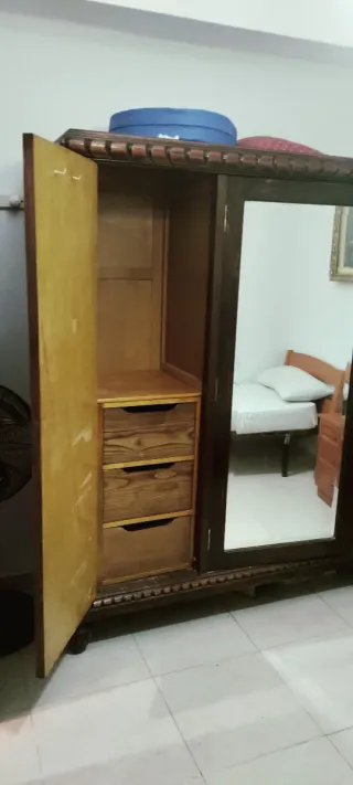 Armario vintage grande madera