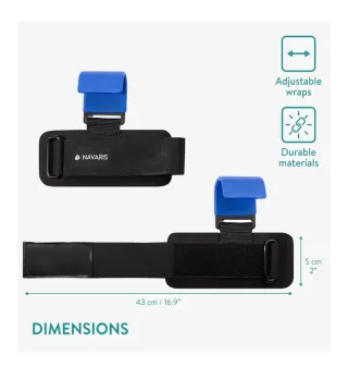 Ganchos Levantamiento Pesas Muñequeras