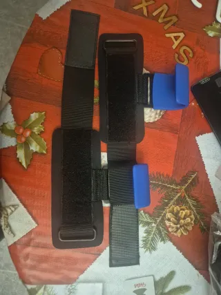 Ganchos Levantamiento Pesas Muñequeras