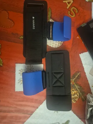 Ganchos Levantamiento Pesas Muñequeras