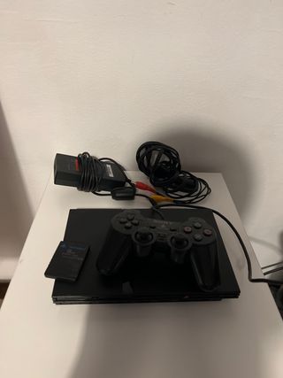 Consola PS2 Sony Negra + Mando