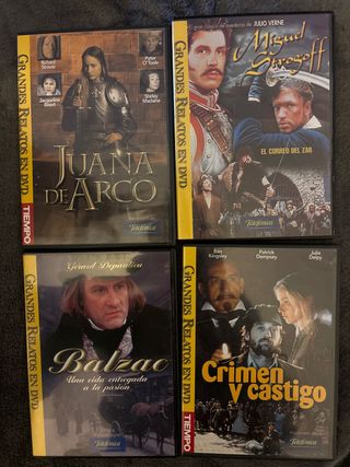 Pack 4 Películas DVD Grandes Relatos