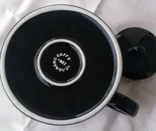 Teiera Vergnano in ceramica nera