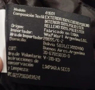 Chaqueta de cuero George hombre