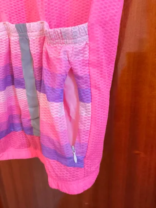 Maillot de ciclismo Stripes Fluo Pink otso