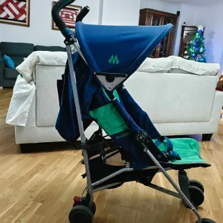 Silla de paseo Maclaren verde y azul