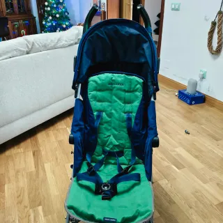 Silla de paseo Maclaren verde y azul